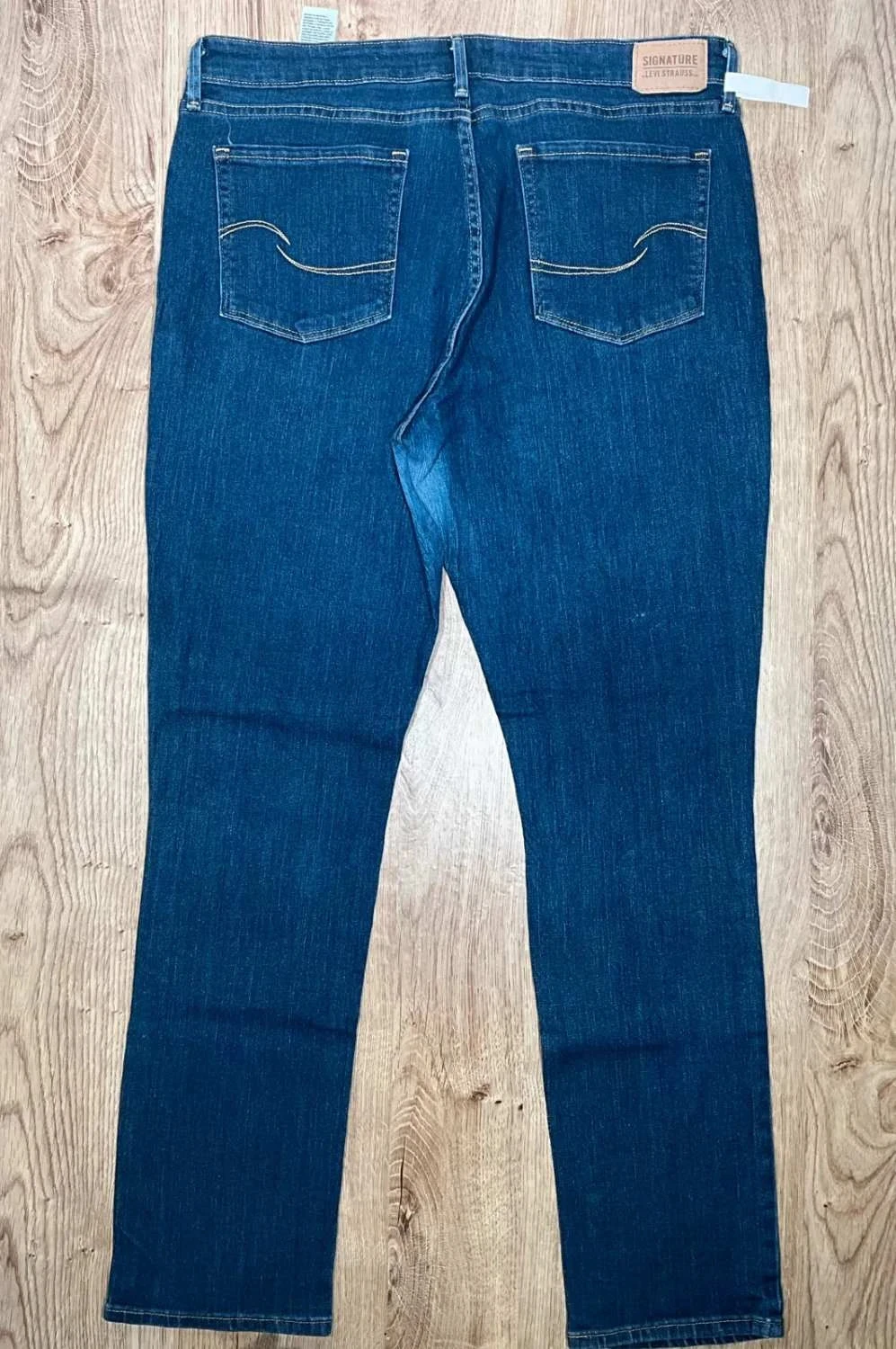 Jean Levi's Mid-Rise Straight Taille W33 L32 Prepy Bleu Foncé Lvf 006 – photo 6